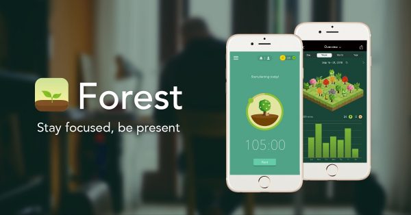 Forest, one of the best study apps