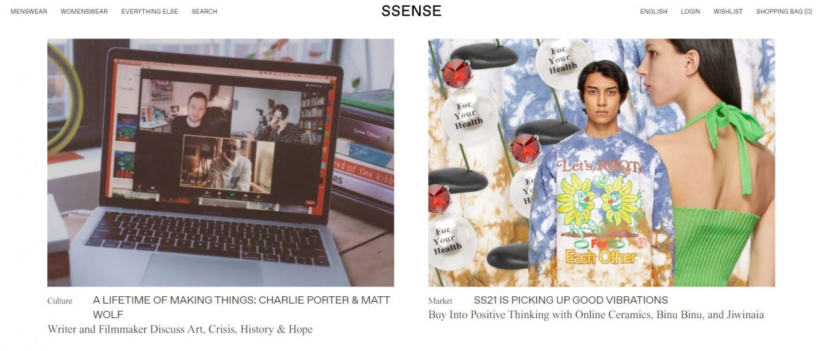 what is ssense website