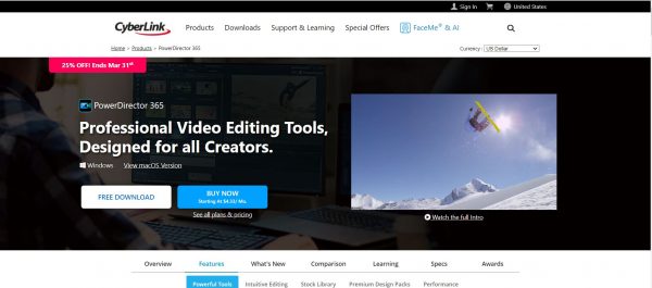 CyberLink PowerDirector Featured