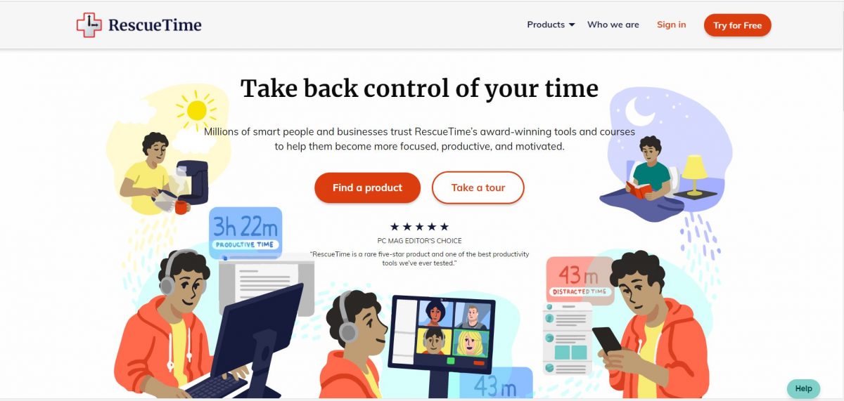 RescueTime Featured