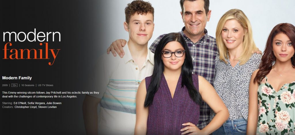 modern family sur netflix