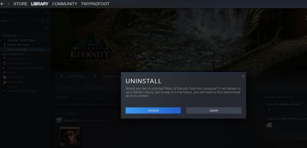 how to hide uninstalled games on steam