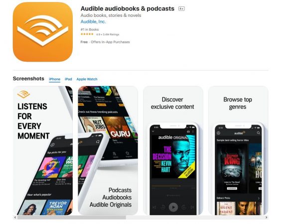 using audible