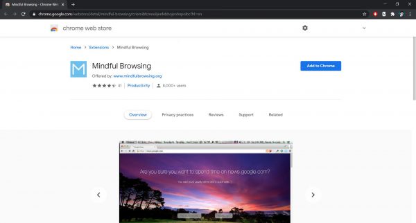 How to block websites on Chrome: Mindful Browsing extension