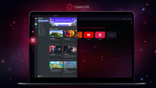 Opera GX on Laptop