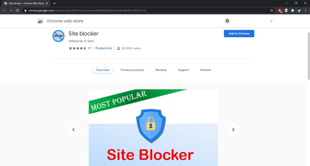 website blocker productivity
