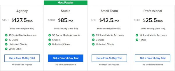 SocialPilot Plans