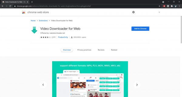 Video-Downloader-CoCoCut Chrome extension