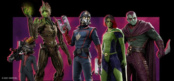 Guardians of the Galaxy game players