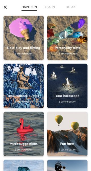 Fun Activities in Replika App