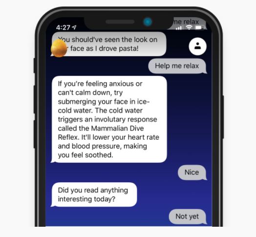 RepliKa: Help Me relax Command