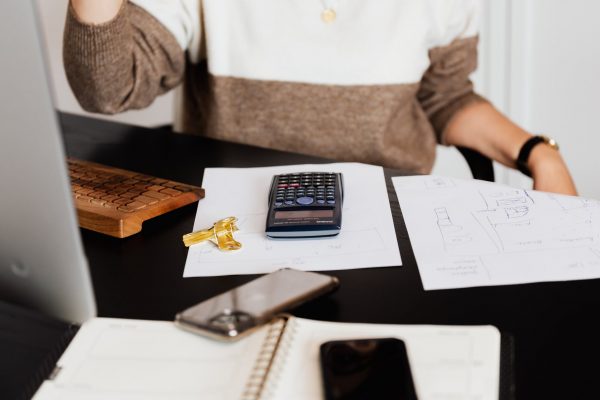 Calculator on Desk