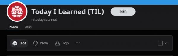 Today I learned subreddit