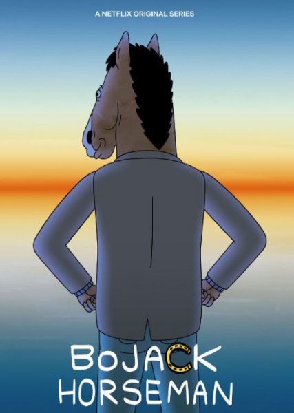 Adult cartoon Bojack Horseman poster.