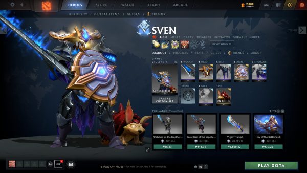 Sven Dota 2