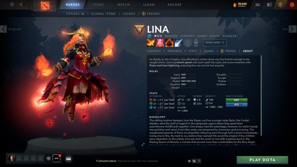 Who Is Lina Dota 2