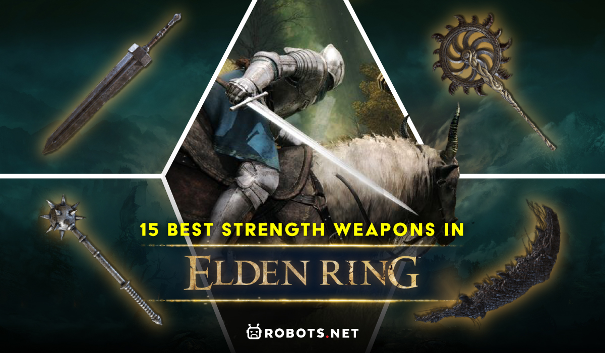 best strength weapons elden ring featured