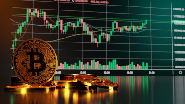 Bitcoin and cryptocurrency investing concept