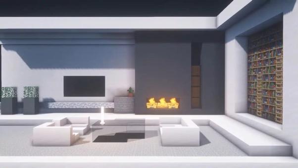 Minecraft Living Area interior design idea