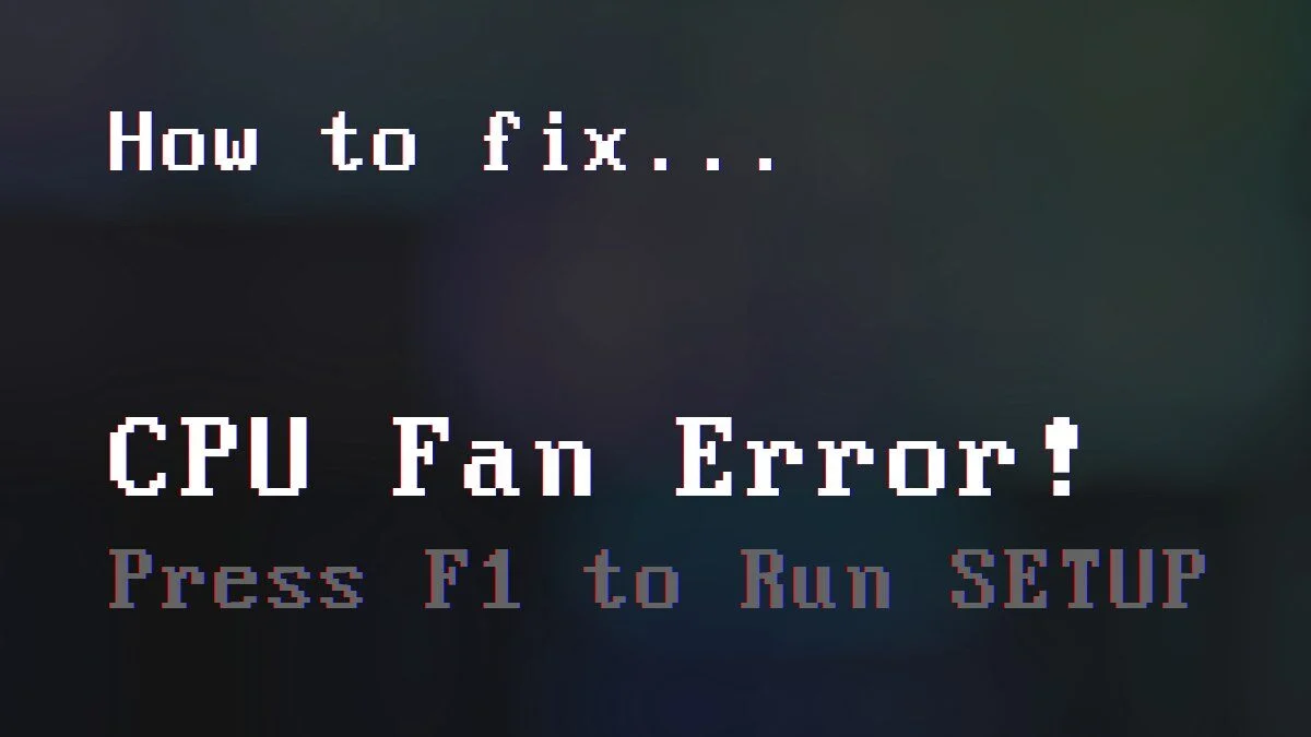 how-to-ignore-cpu-fan-error