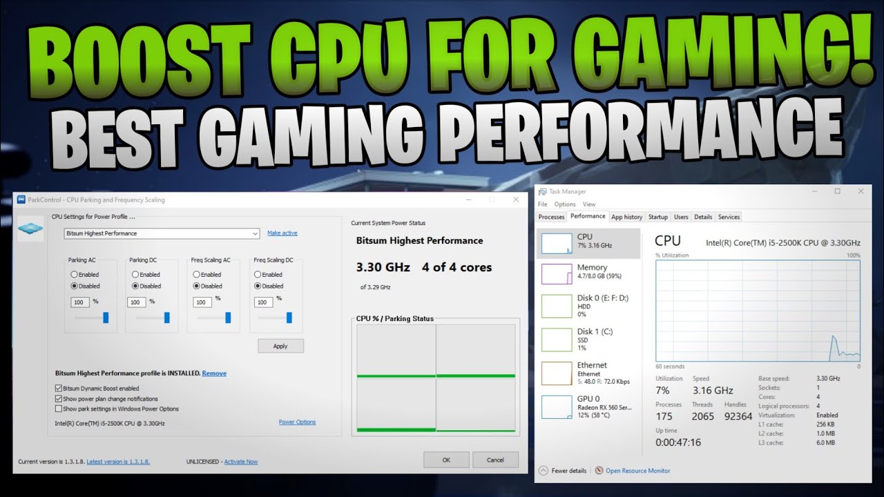 How To Increase CPU Performance For Gaming