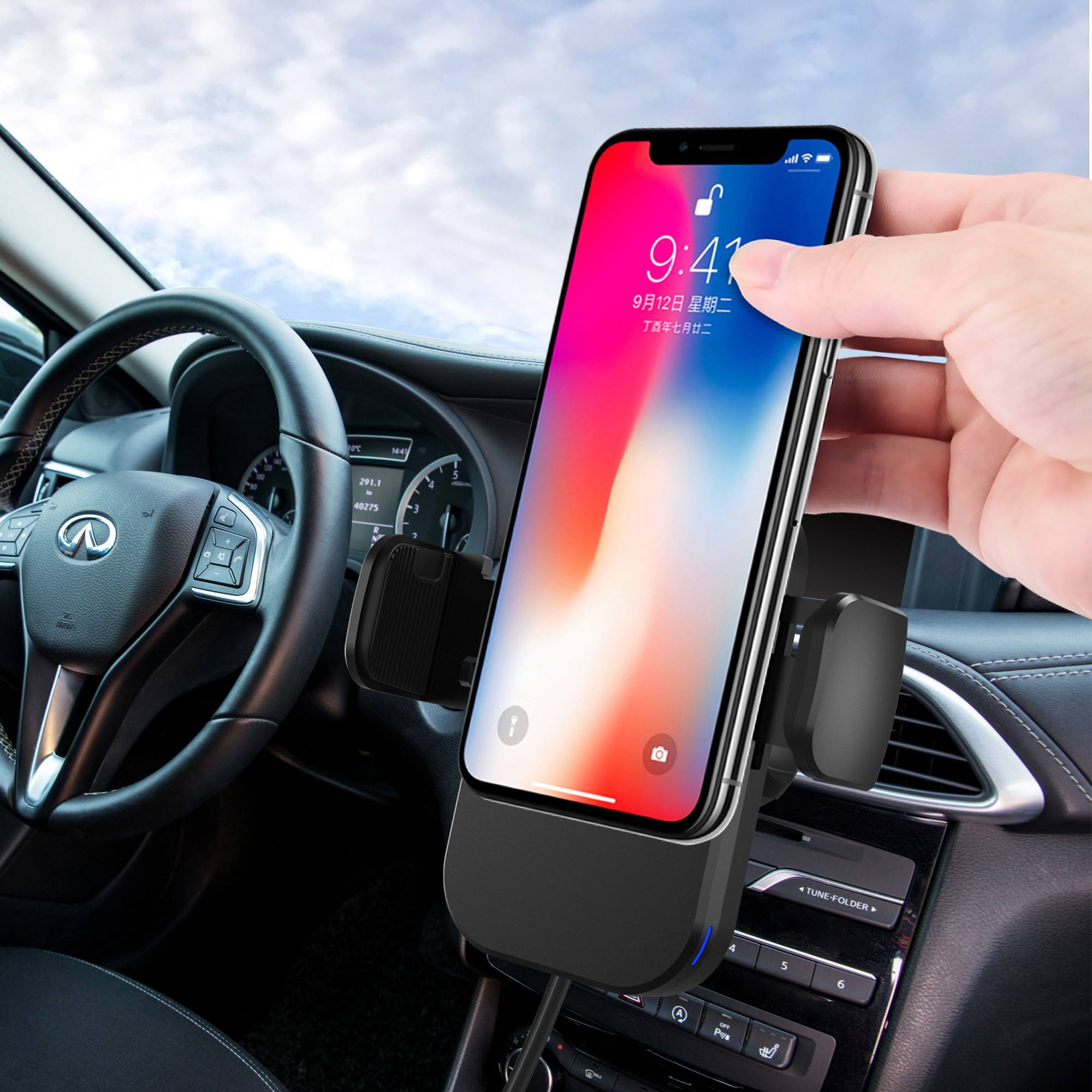 12 Best Automatic Clamping Wireless Car Charger Mount for 2024