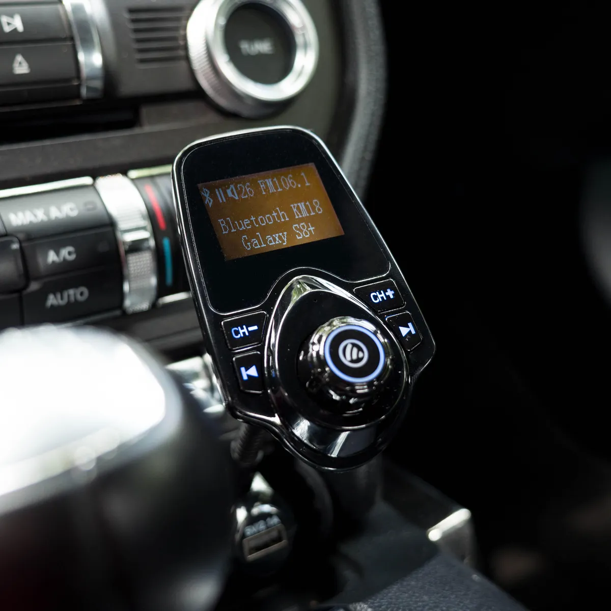 Magift Bluetooth 5.3 FM Transmitter Car Adapter FM Transmitter Bluetooth  for Car Phone Holder with Dual