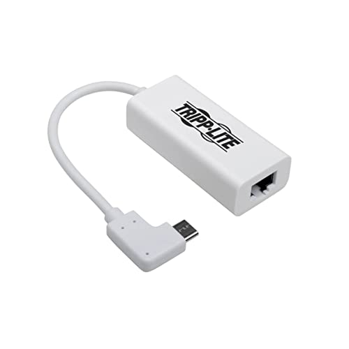 Tripp Lite Right Angle USB-C to Ethernet Adapter