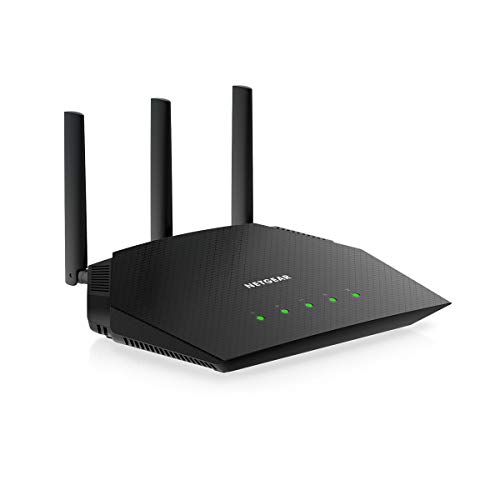 NETGEAR AX1800 WiFi 6 Router with 1-Year Security