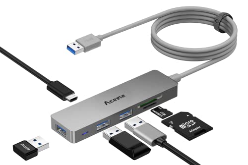 Aceele USB 3.0 Hub - 6 Ports Ultra Slim Data USB Hub