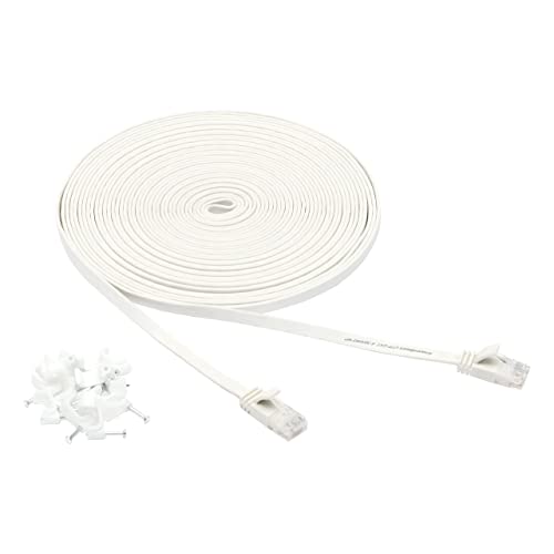Amazon Basics Cat 6 Ethernet Cable - 30FT, 1Pack, White