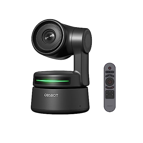 OBSBOT Tiny Webcam & Remote Control Combo