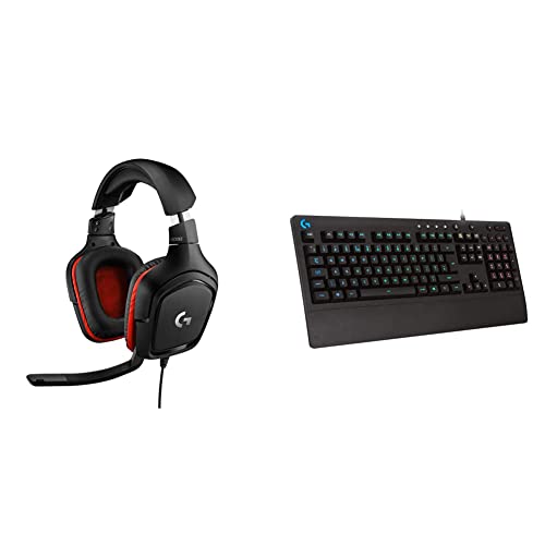 Logitech G332 Wired Gaming Headset - Expansive Sound and Customizable Lighting