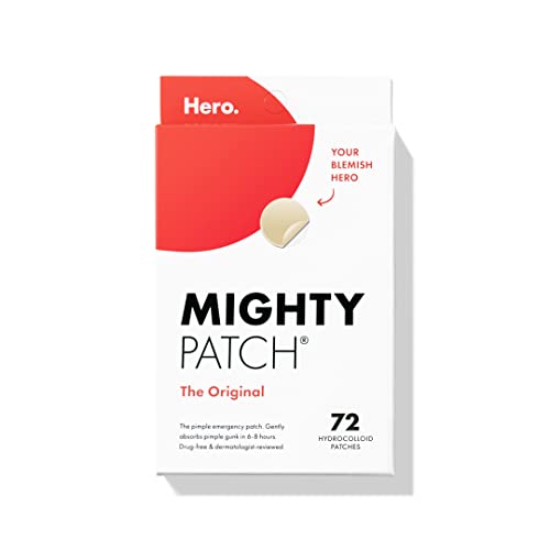 Mighty Patch Original - Hydrocolloid Acne Pimple Patch (72 Count)
