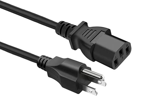 LIANSUM 5 FT AC Power Cable for Computer Monitor and LCD TV