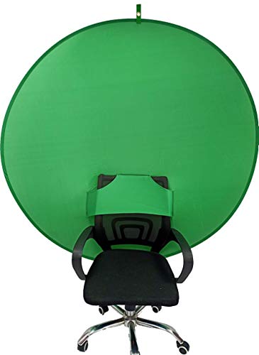 The Big Shot Green Screen Webcam Background for a Chair - The Webaround