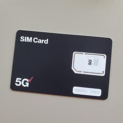 Verizon Wireless 5G & 4G LTE SIM Card