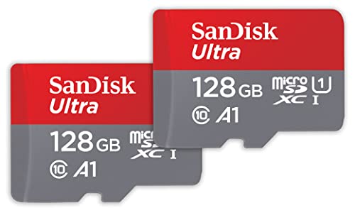SanDisk 128GB 2-Pack Ultra microSDXC UHS-I Memory Card