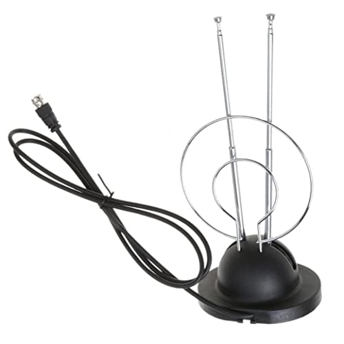 Trisonic Rabbit Ear TV Antenna with Coax Cable