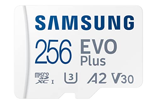 SAMSUNG EVO Plus 256GB Micro SDXC - High-Speed Expandable Storage for Gaming Devices, Android Tablets, and Smart Phones