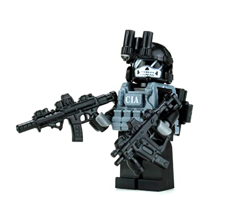 Battle Brick CIA Commando Custom Minifigure