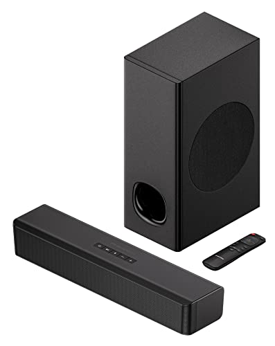 PHEANOO P15 Compact Sound Bar with Subwoofer