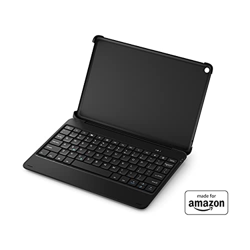 Made for Amazon Bluetooth Keyboard with Detachable Case for Fire HD 10