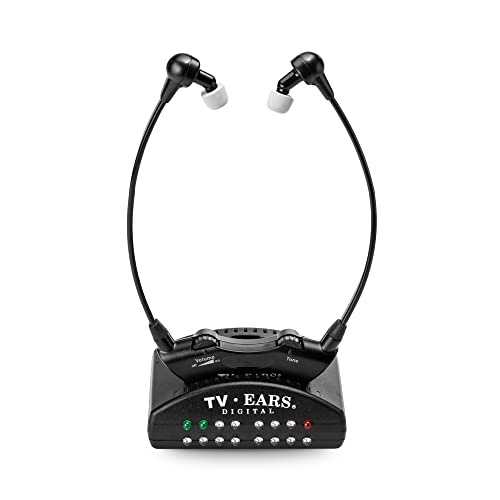 TV Ears Wireless Headset System - Personal Volume Control, Ideal for Seniors & Hearing Impaired