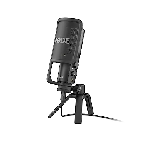 RØDE NT-USB Studio-quality USB Microphone with Pop Filter and Tripod