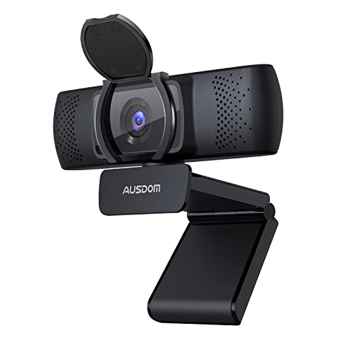 AUSDOM Autofocus Webcam with Microphone