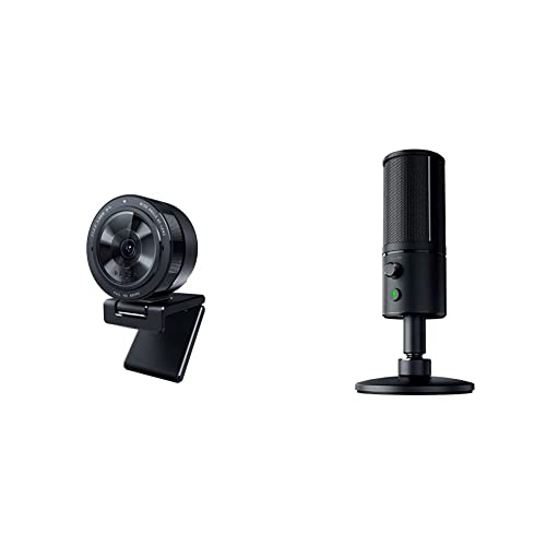 Razer Seiren X Streaming Microphone + Kiyo Pro Webcam Bundle