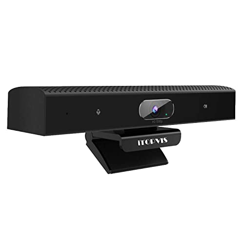iTOPVIS 3-in-1 Webcam with Microphone and Speaker