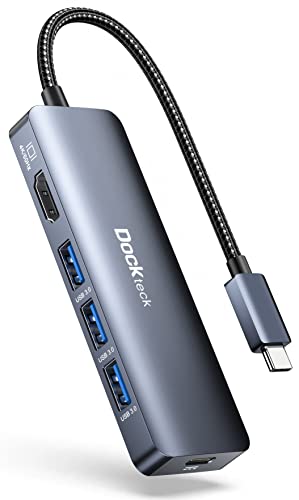 Dockteck USB C Hub HDMI 4K 60Hz: Versatile and Portable Docking Solution