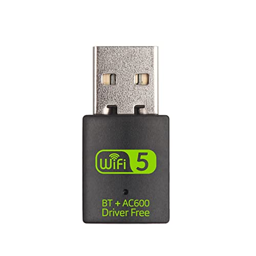 600Mbps Dual Band USB WiFi Bluetooth Adapter